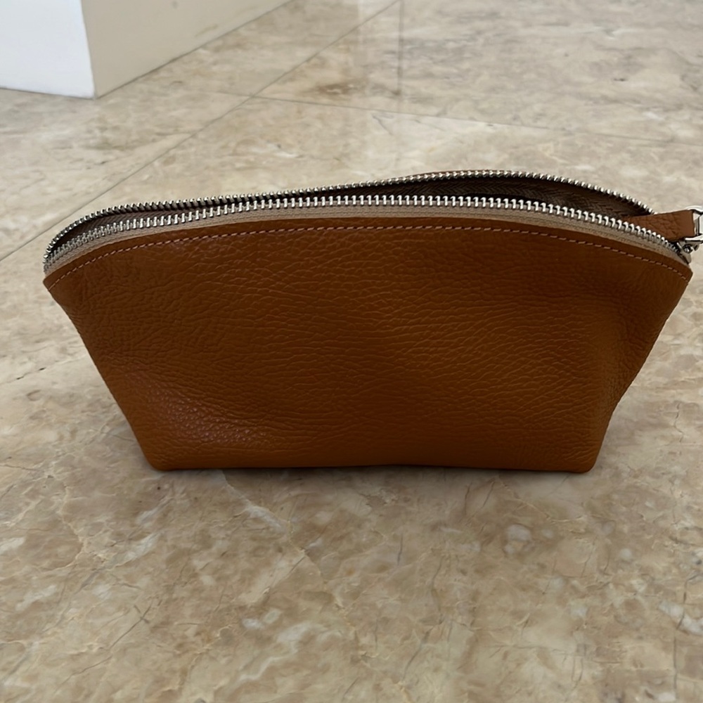 Real leather travel bag